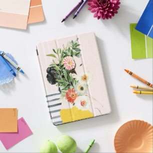 Woman with Flowers iPad Pro Cover