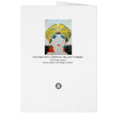 WOMAN WITH ORIENTAL YELLOW TURBAN / Beauty Fashion (Back)
