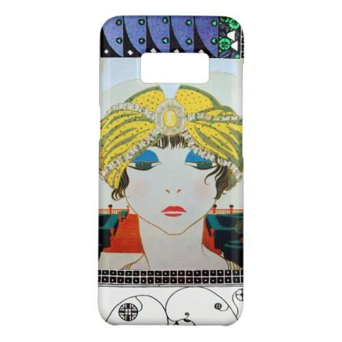 WOMAN WITH ORIENTAL YELLOW TURBAN  Beauty Fashion Case_Mate Samsung Galaxy S8 Case