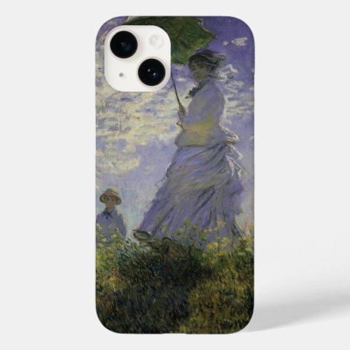 Woman with Parasol by Claude Monet Vintage Art Case_Mate iPhone 14 Case