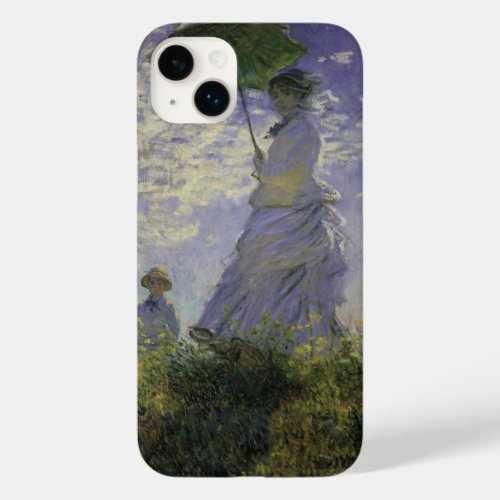 Woman with Parasol by Claude Monet Vintage Art Case_Mate iPhone 14 Plus Case