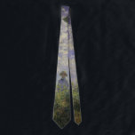 Woman with Parasol by Claude Monet, Vintage Art Neck Tie<br><div class="desc">Now available! Double sided printed ties! Twice as nice! The Stroll, Camille Monet and Her Son Jean (Woman with a Parasol) (1875) by Claude Monet is a vintage impressionist fine art family portrait painting. A mother taking a walk with her young child in a field or spring meadow. She is...</div>