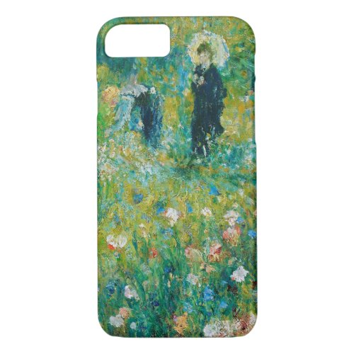 Woman with Parasol Garden Renoir iPhone 87 Case