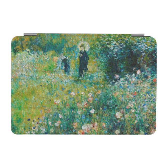 Woman with Parasol, Garden, Renoir iPad Mini Cover (Horizontal)