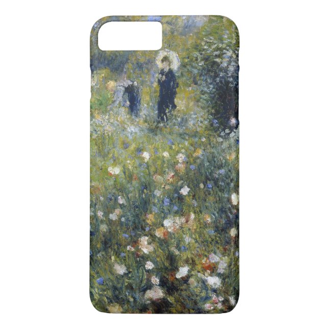 Woman with Parasol in Garden Renoir Case-Mate iPhone Case (Back)
