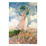 Woman With Parasol Promenade Monet Photo Print at Zazzle