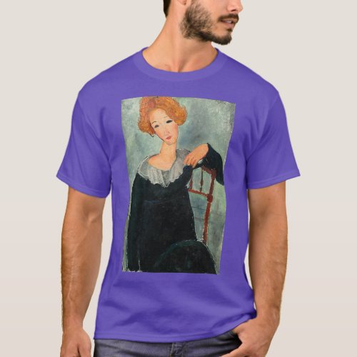 Woman with Red Hair by Amedeo Modigliani 1917 T_Shirt