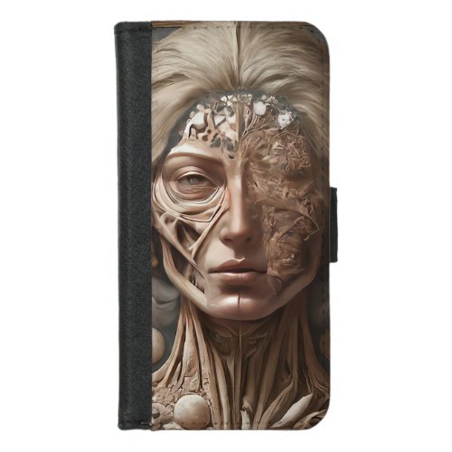 Woman with Seashells iPhone 87 Wallet Case