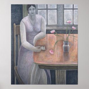 Woman with Small Cup 2007 Poster