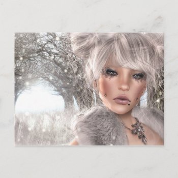 Woman With Spectral Eyes Postcard by HTMimages at Zazzle