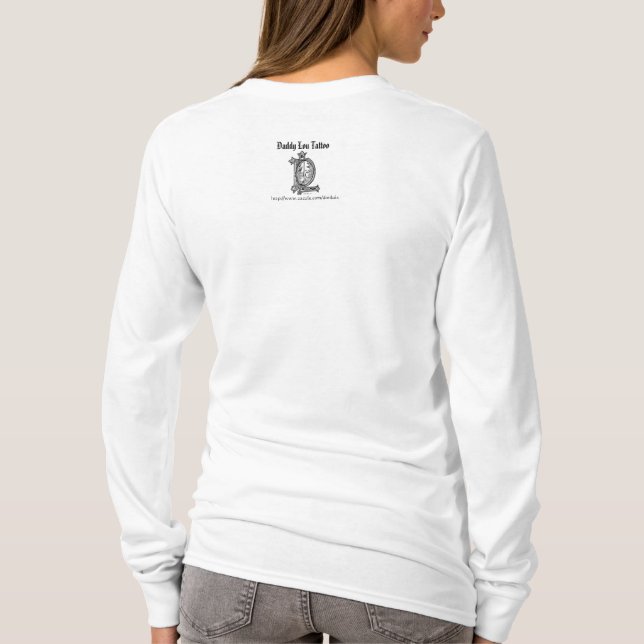 Woman with Stork T-Shirt (Back)