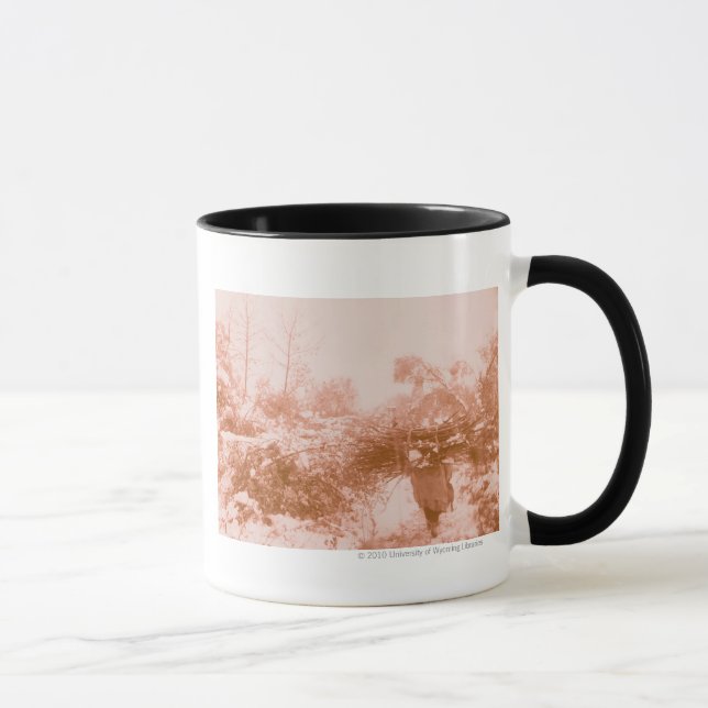 Woman Wood Gatherer Mug (Right)