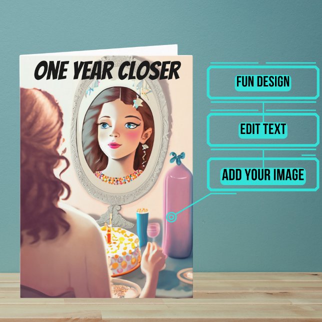 Woman You Are Becoming Funny Daughter Birthday Card (This is a unique and fun birthday card for your daughter.)