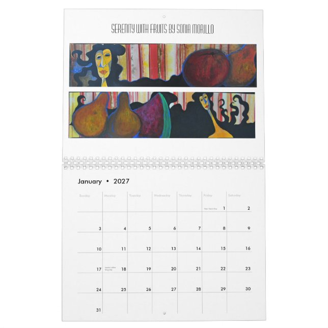 Womanhood Calendar (Jan 2027)