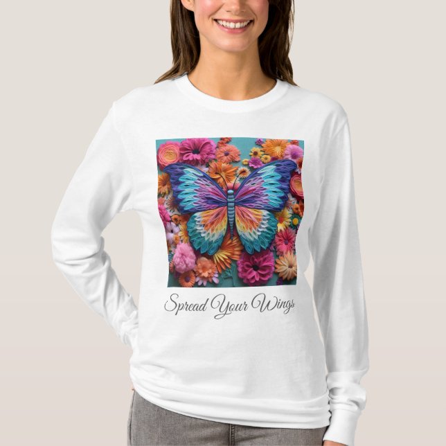 Woman's Basic Long Sleeve T-Shirt  (Front)