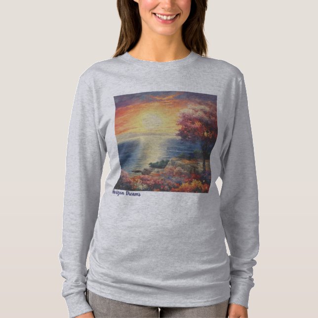 Woman's Basic Long Sleeve T-Shirt  (Front)