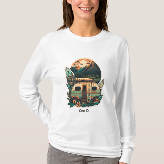 Woman's Basic Long Sleeve T-Shirt  (Front)