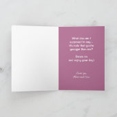 Woman's Birthday Greeting Card (Inside)