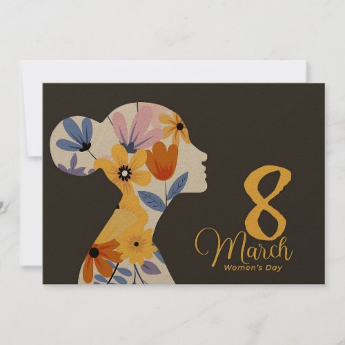 Womans day holiday card