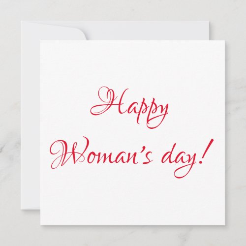 Womans day Postcard