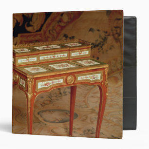 Woman's desk with panels of Sevres porcelain 3 Ring Binder