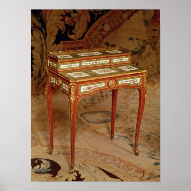 Woman's desk with panels of Sevres porcelain Poster (Front)