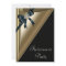 Womans Elegant Black Gold Diamond Retirement Party