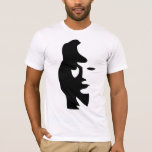 Woman&#39;s Face Or Saxophone Player? T-shirt at Zazzle