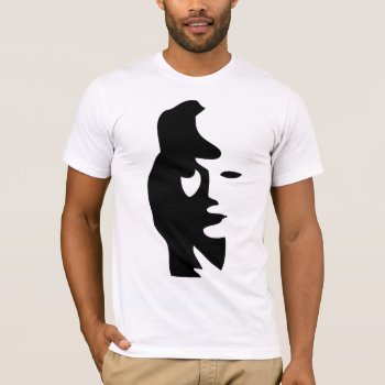 Woman's Face Or Saxophone Player? T-shirt by spreadmaster at Zazzle