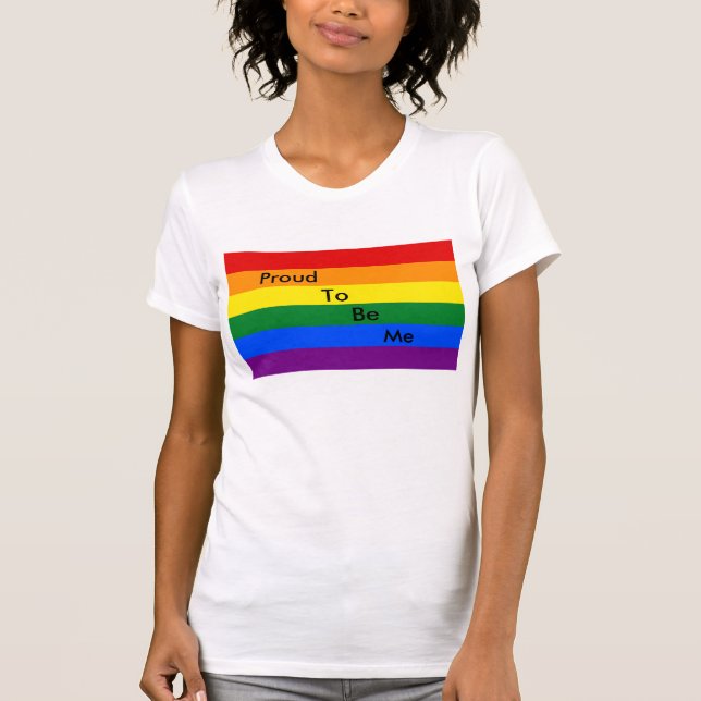 Woman's Gay Pride T-Shirt (Front)