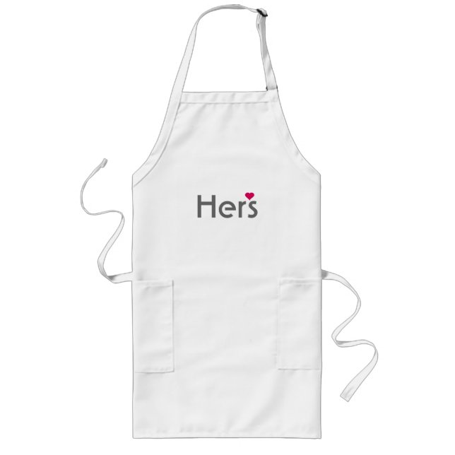 Womans half of His and Hers matching apron set (Front)