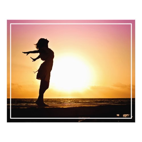 Womans Happyness And Freedom Photo Print