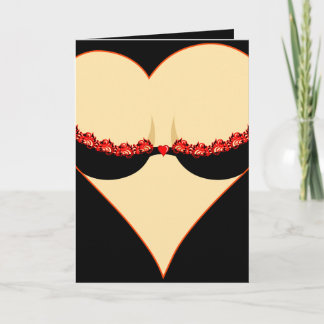 woman's heart card