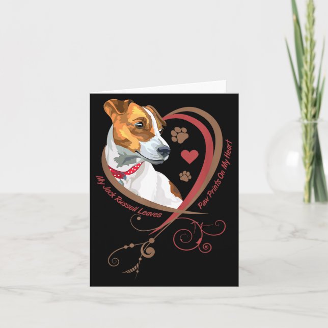 Womans Jack Russell Terrier Shirt Parson Russell T Card (Front)