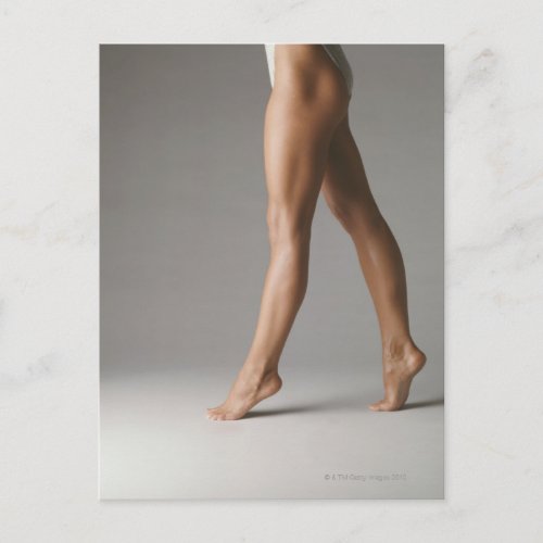 Womans legs postcard