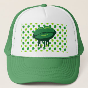 Woman's Lips St. Patrick's Day Design-66678 Trucker Hat