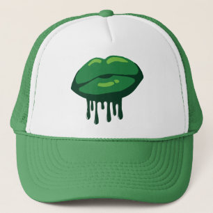 Woman's Lips St. Patrick's Day Design-66678 Trucker Hat