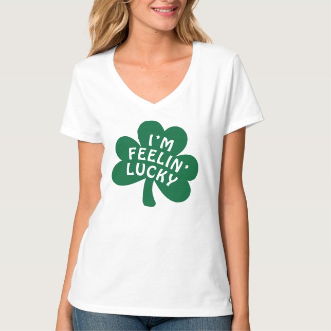 Woman's Lucky Number 13 St. Patrick's Shirt (Front)