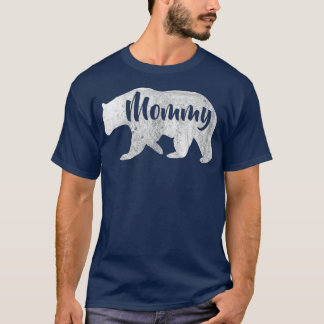 Womans Mommy Bear  Awesome Camping  T-Shirt