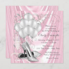 Womans Pink and Silver Birthday Party Luxe