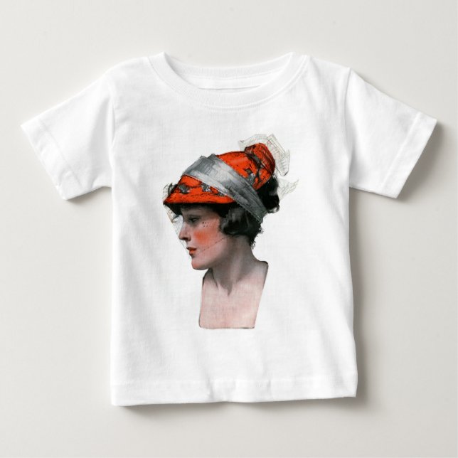 Woman's Profile Baby T-Shirt (Front)