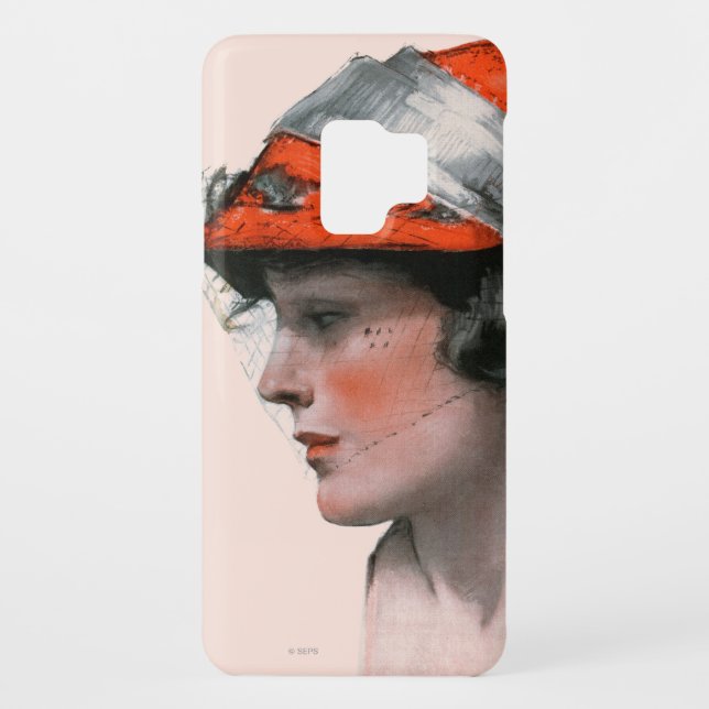 Woman's Profile Case-Mate Samsung Galaxy Case (Back)