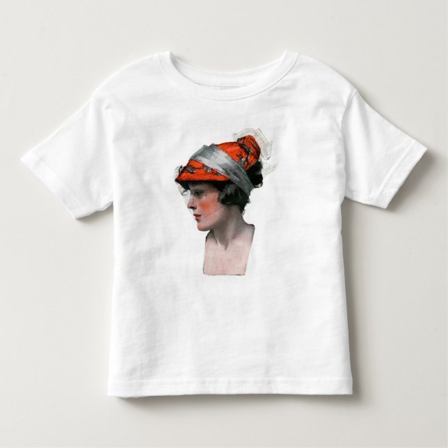 Woman's Profile Toddler T-shirt (Front)