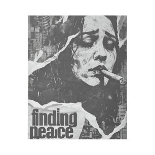 Woman's Solitude & Finding Inner Peace Letter Gallery Wrap