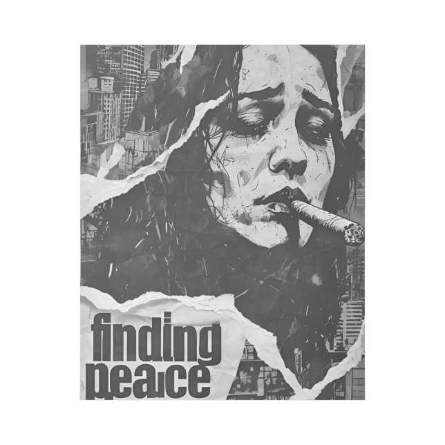  Woman's Solitude & Finding Inner Peace Letter  Gallery Wrap (Front)