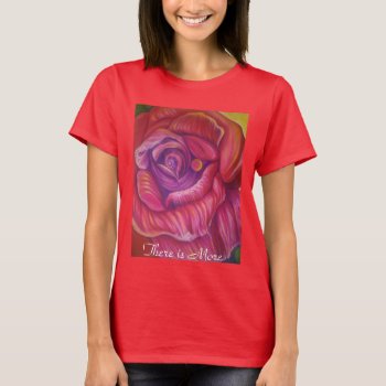 Womans T Shirt With Fine Art Rose Print by CatherineDuran at Zazzle