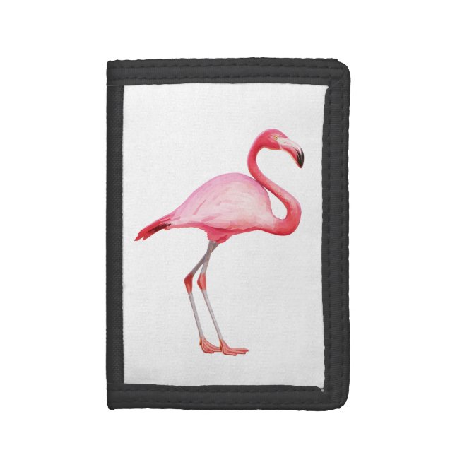 Woman's Wallet - Pink Flamingo (Front Vertical)