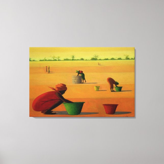 Woman's Work 2001 Canvas Print (Front)