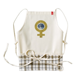 womans world zazzle HEART apron