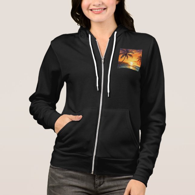 Woman's Zip-Up Hoodie (Front)